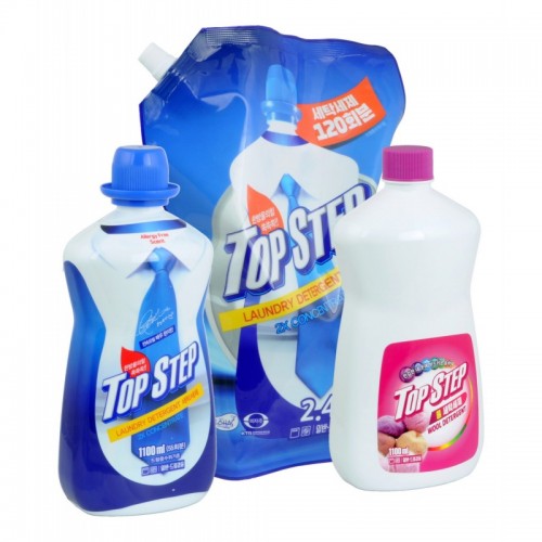 Laundry Detergent Жидкое средство для стирки 'TOP STEP - Сила 5 ферментов' Laundry Detergent Жидкое средство для стирки 'TOP STEP - Сила 5 ферментов'