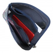 Косметичка женская 'Цветы и птицы', цвет синий Косметичка женская 'Цветы и птицы', цвет синий