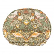Косметичка женская овальная 'Цветы и птицы', хаки Косметичка женская овальная 'Цветы и птицы', хаки