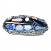 Косметичка женская 'Цветы и птицы', синий цвет Косметичка женская 'Цветы и птицы', синий цвет