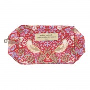 Красная косметичка женская 'Цветы и птицы' Красная косметичка женская 'Цветы и птицы'