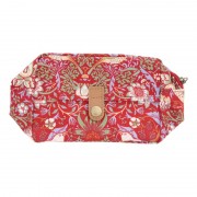 Красная косметичка женская 'Цветы и птицы' Красная косметичка женская 'Цветы и птицы'