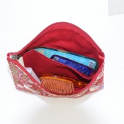 Косметичка женская 'Цветы и птицы', цвет красный Косметичка женская 'Цветы и птицы', цвет красный