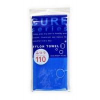 CURE NYLON TOWEL REGULAR BLUE Мочалка для тела средней жесткости