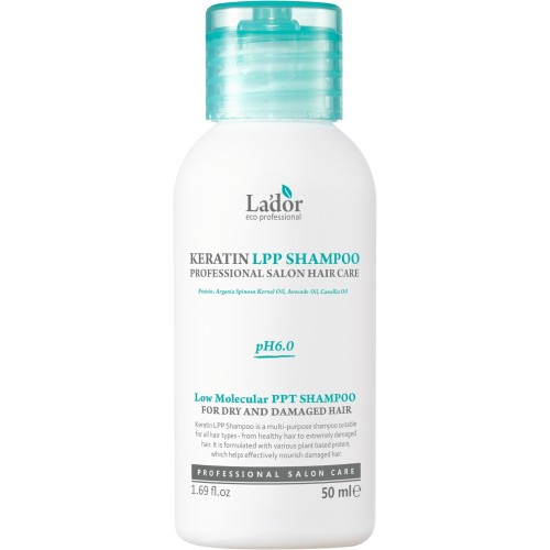 Lador Keratin LPP Shampoo Бессульфатный протеиновый шампунь