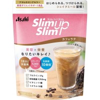 Asahi Slim Up Shake Cafe Latte Протеиновый коктейль для контроля массы тела, вкус Латте