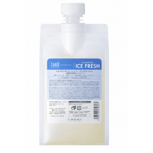 Lebel Theo Standard Shampoo Ice Fresh Refill Шампунь освежающий для мужчин, запаска