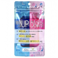  Unimat Riken Sleep Up, Swell Down Комплекс для улучшения качества сна и уменьшения утренних отеков, 40 таблеток на 20 дней