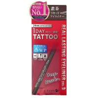 REAL LASTING EYELINER 24h WP Влагостойкая жидкая подводка для глаз 24 часа, коричневый