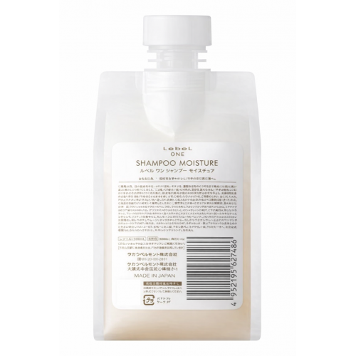 LEBEL ONE SHAMPOO MOISTURE Refill, Шампунь увлажняющий для сухих и поврежденных волос, запасной блок