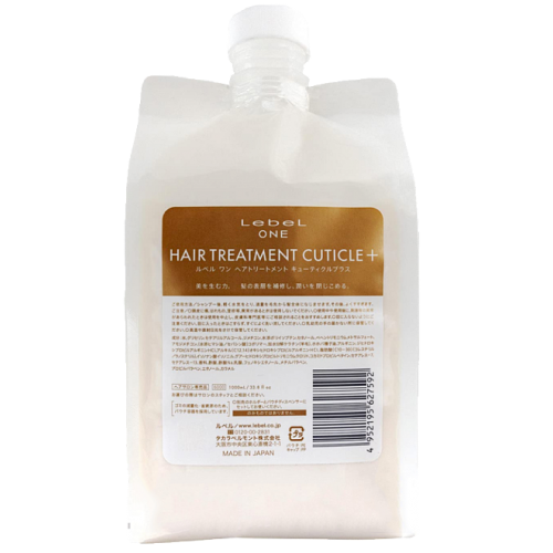 Lebel One Hair Treatment Cuticle+ Refill Маска для интенсивного увлажнения и разглаживания волос, запасной блок