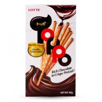 Lotte Палочки бисквитные ТОППО с ванильной начинкой, 40 г