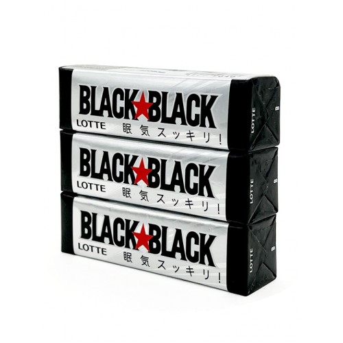 Lotte BLACK BLACK Резинка жевательная Блэк Блэк Lotte BLACK BLACK Резинка жевательная Блэк Блэк