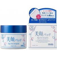 MEISHOKU Bigan Skin Toning Pad Очищающие и увлажняющие салфетки-диски (ПЭД) для проблемной кожи лица, 60шт, 115мл