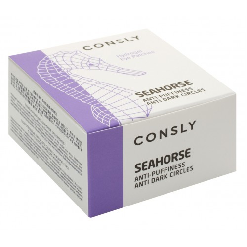 Consly Hydrogel Seahorse Eye Patches Патчи гидрогелевые для области вокруг глаз с экстрактом морского конька, 60 шт Consly Hydrogel Seahorse Eye Patches Патчи гидрогелевые для области вокруг глаз с экстрактом морского конька, 60 шт