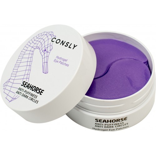Consly Hydrogel Seahorse Eye Patches Патчи гидрогелевые для области вокруг глаз с экстрактом морского конька, 60 шт