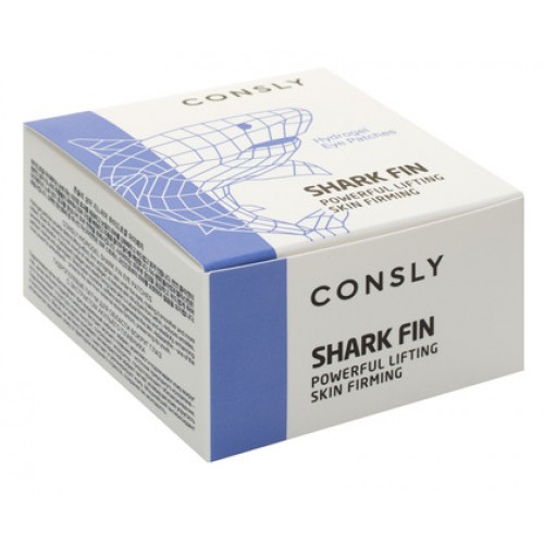 Consly Hydrogel Shark Fin Eye Patches Патчи гидрогелевые для области вокруг глаз с экстрактом акульего плавника, 60 шт Consly Hydrogel Shark Fin Eye Patches Патчи гидрогелевые для области вокруг глаз с экстрактом акульего плавника, 60 шт