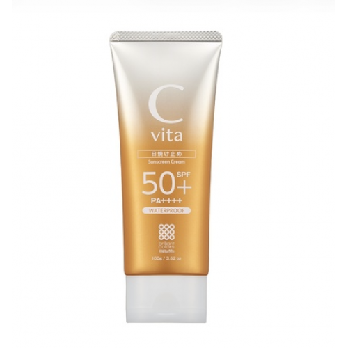 C vita Sunscreen Cream Увлажняющий солнцезащитный крем для лица и тела с витамином С, SPF 50+ PA++++