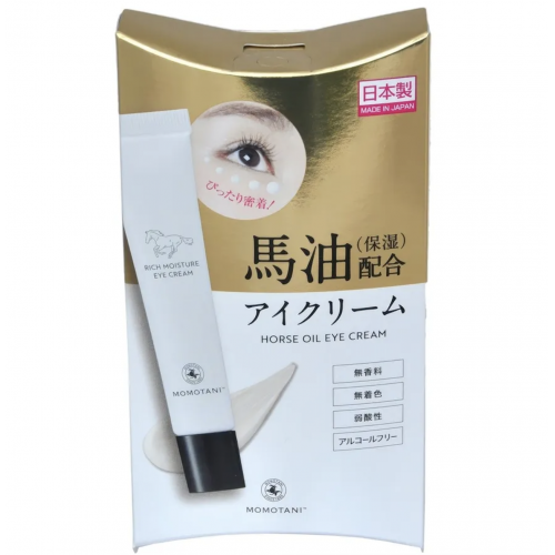MOMOTANI Глубокоувлажняющий крем для очень сухой кожи вокруг глаз, с экстрактом плаценты лошади, 15 мл MOMOTANI Глубокоувлажняющий крем для очень сухой кожи вокруг глаз, с экстрактом плаценты лошади, 15 мл