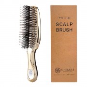 S-HEART-S Scalp World Premium Long Gold (Золото) Профессиональная японская массажная расческа S-HEART-S Scalp World Premium Long Gold (Золото) Профессиональная японская массажная расческа
