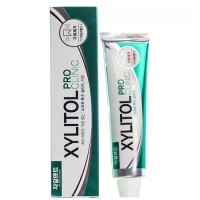 MKH Укрепляющая эмаль профилактическая зубная паста 'Xylitol Pro Clinic' c экстрактами трав, 130 г