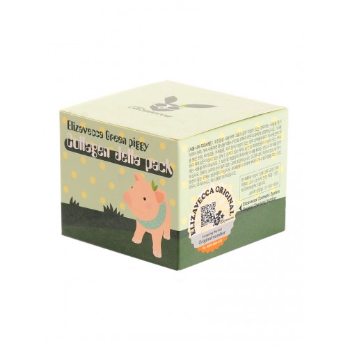 ELIZAVECCA Green piggy Collagen Jella Pack Маска с коллагеном для увлажнения и упругости кожи ELIZAVECCA Green piggy Collagen Jella Pack Маска с коллагеном для увлажнения и упругости кожи