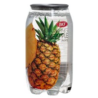 OKF Напиток газированный Sparkling Pineapple со вкусом ананаса, 350 мл