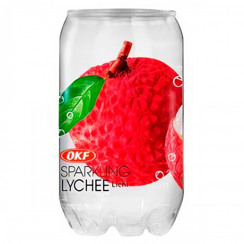OKF Напиток газированный Sparkling Lychee со вкусом личи, 350 мл