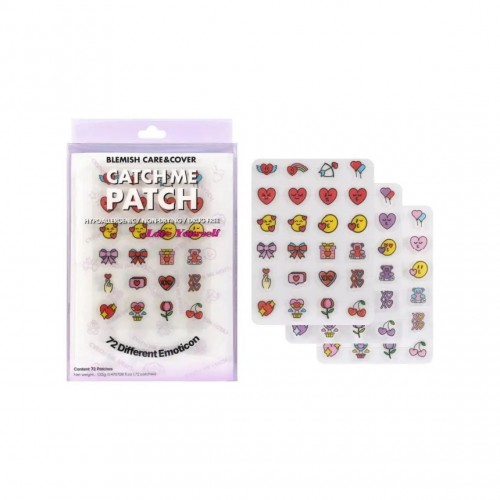 CATCH ME PATCH Blemish Care & Cover Love Yourself Патчи точечные для борьбы с несовершенствами кожи, набор CATCH ME PATCH Blemish Care & Cover Love Yourself Патчи точечные для борьбы с несовершенствами кожи, набор