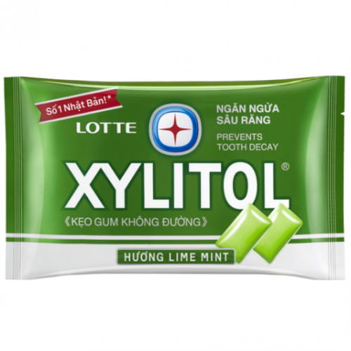 Жевательная резинка Xylitol Lime Mint лайм и мята, 11,6 гр