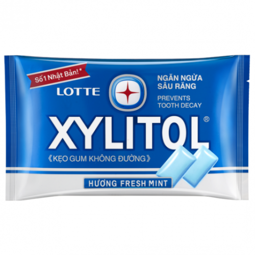 Жевательная резинка Xylitol Fresh Mint свежая мята, 11,6 г