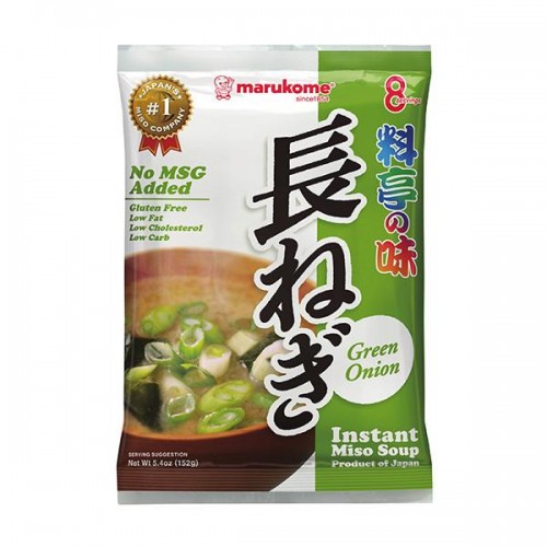 Суп-мисо с кусочками зеленого лука Marukome 8 порций, 180 г