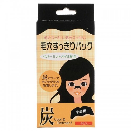 Средство для чистки пор с древесным углем Nagara 4 шт