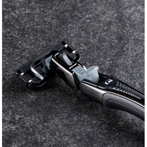 KAI AUGER Безопасная мужская бритва с 5-ю лезвиями (6 сменных кассет) KAI AUGER Безопасная мужская бритва с 5-ю лезвиями (6 сменных кассет)