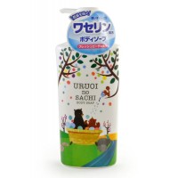 Жидкое мыло для тела MAX Uruoi no sachi с ароматом персика, 450 мл