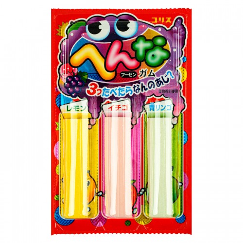 CORIS Резинка жевательная со вкусом лимона, клубники и зеленого яблока 3 шт 15 гр