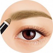 BCL Водостойкая подводка для бровей (жидкая подводка + пудра-карандаш), для лифтинг-макияжа, тон светло-коричневый BCL Водостойкая подводка для бровей (жидкая подводка + пудра-карандаш), для лифтинг-макияжа, тон светло-коричневый