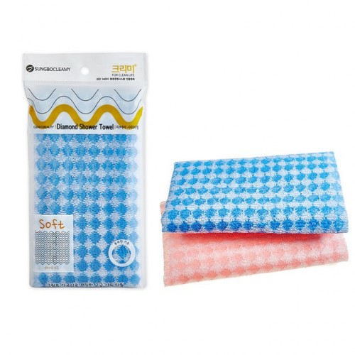 SHOWER TOWEL Royal Мочалка для душа, нейлон, средняя жесткость, (28х90)