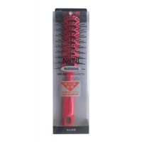 SKELTON BRUSH Профессиональная расческа для укладки волос с антибактериальным эффектом, цвет ручки красный