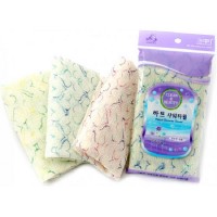 SHOWER TOWEL Heart Мочалка для душа, нейлон, средняя жесткость, (28х100)