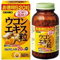 Экстракт куркумы Orihiro, 520 таблеток