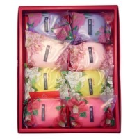 Подарочный набор туалетного мыла "Цветы и травы" Master Soap Saika, 8 шт