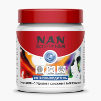 NAN, Экологичный пятновыводитель на основе активного кислорода (банка), 500 гр