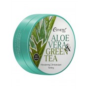 Гидрогелевые патчи для глаз с зеленым чаем и алоэ Esthetic House, 60 шт Гидрогелевые патчи для глаз с зеленым чаем и алоэ Esthetic House, 60 шт