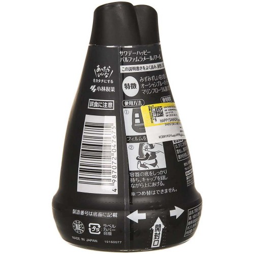 Освежитель воздуха для комнаты KOBAYASHI Sawaday Happy Parfum La Mer Noir, со свежим ароматом цветов и моря, 150г Освежитель воздуха для комнаты KOBAYASHI Sawaday Happy Parfum La Mer Noir, со свежим ароматом цветов и моря, 150г