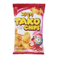 Чипсы со вкусом осьминога Taco Chips, 60 г