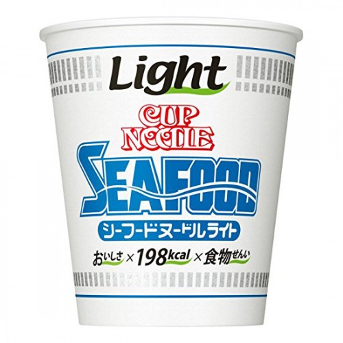 NISSIN Cup Noodle Light Лапша с морепродуктами с пониженным содержанием калорий 57 гр