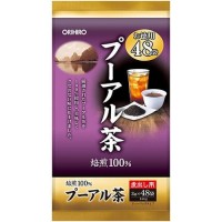 Японский оздоровительный чай Пуэр, Orihiro "Value Tea Pu'er" 48 пакетиков по 3 гр.
