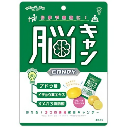 Леденцы SENJAKU с экстрактом гинкго и омега-3, 65 г