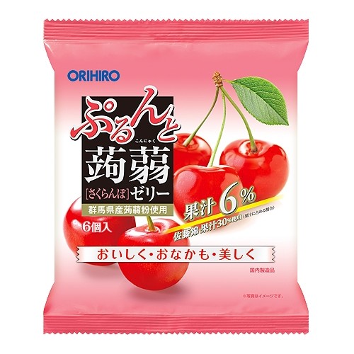 Желе Конняку Orihiro (6 шт), 120 г Желе Конняку Orihiro (6 шт), 120 г